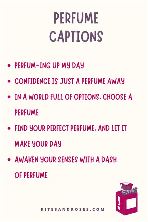 best caption for selling perfume